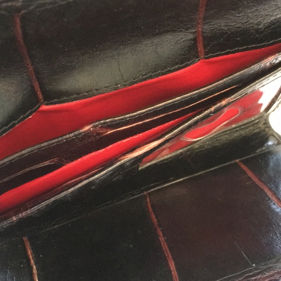 ❌Sold❌Dooney & Bourke Croc Wallet - Picture 6 of 7